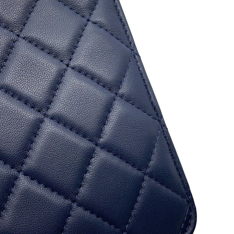 シャネル チェーンショルダーバッグ マトラッセ ココマーク ラムスキン CHANEL ミニバッグ
