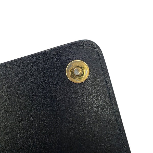 プラダ チェーンウォレット ヴィッテロムーブ トライアングルロゴ ミニ レザー 1BP021 PRADA 財布 黒