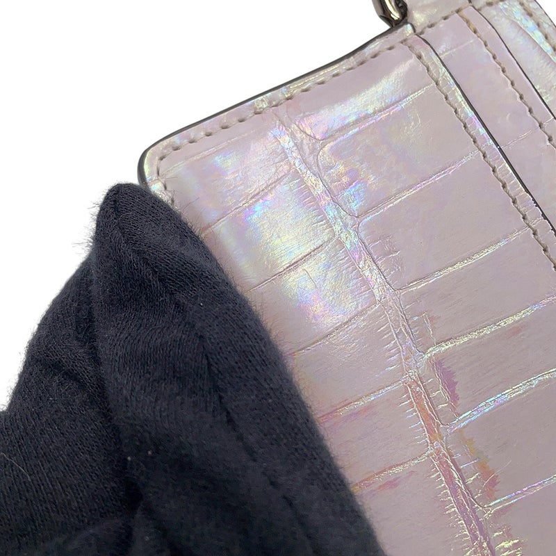 ルイヴィトン カードケース クロコダイル ポルト カルト・LVチャーム LOUIS VUITTON パスケース