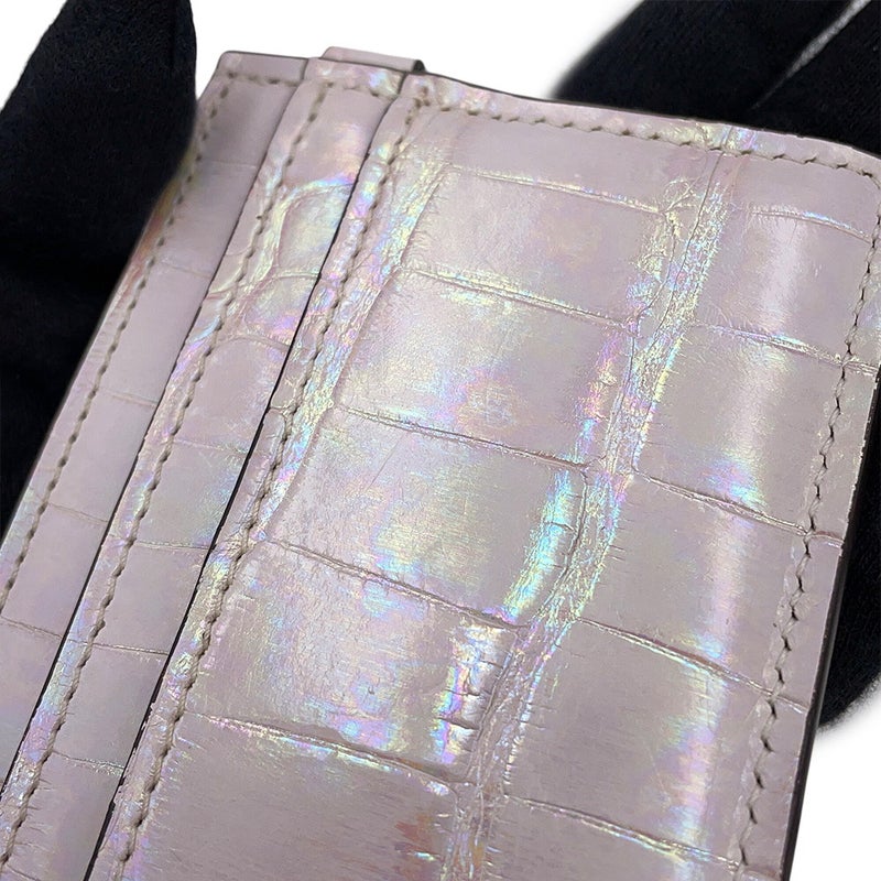 ルイヴィトン カードケース クロコダイル ポルト カルト・LVチャーム LOUIS VUITTON パスケース