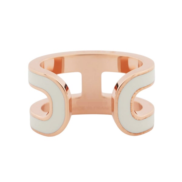 エルメス イヤーカフ ポップH ポップアッシュ ホワイト/ピンクゴールド金具 HERMES アクセサリー 白