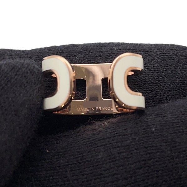 エルメス イヤーカフ ポップH ポップアッシュ ホワイト/ピンクゴールド金具 HERMES アクセサリー 白