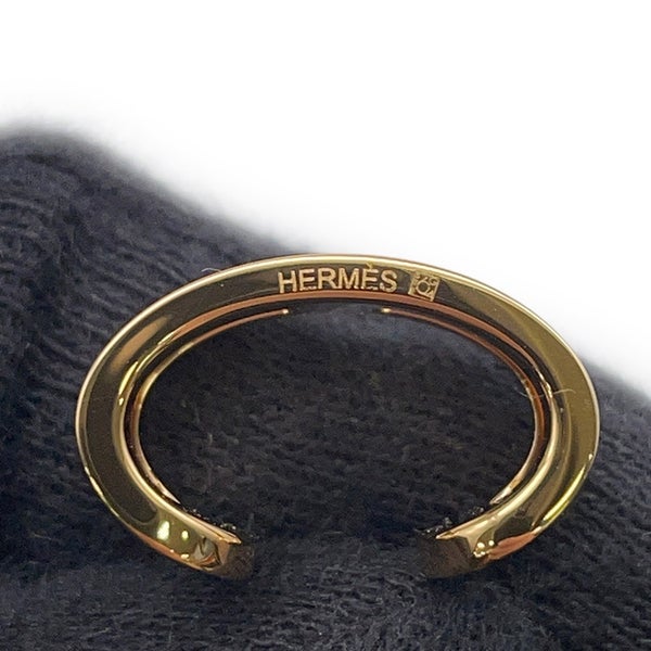 エルメス イヤーカフ ポップH ポップアッシュ ブラック/ゴールド金具 HERMES アクセサリー 黒