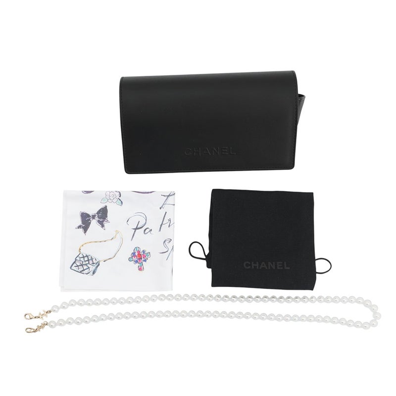 シャネル 眼鏡 パールストラップ付き 54□20 140 2195-S CHANEL アイウェア