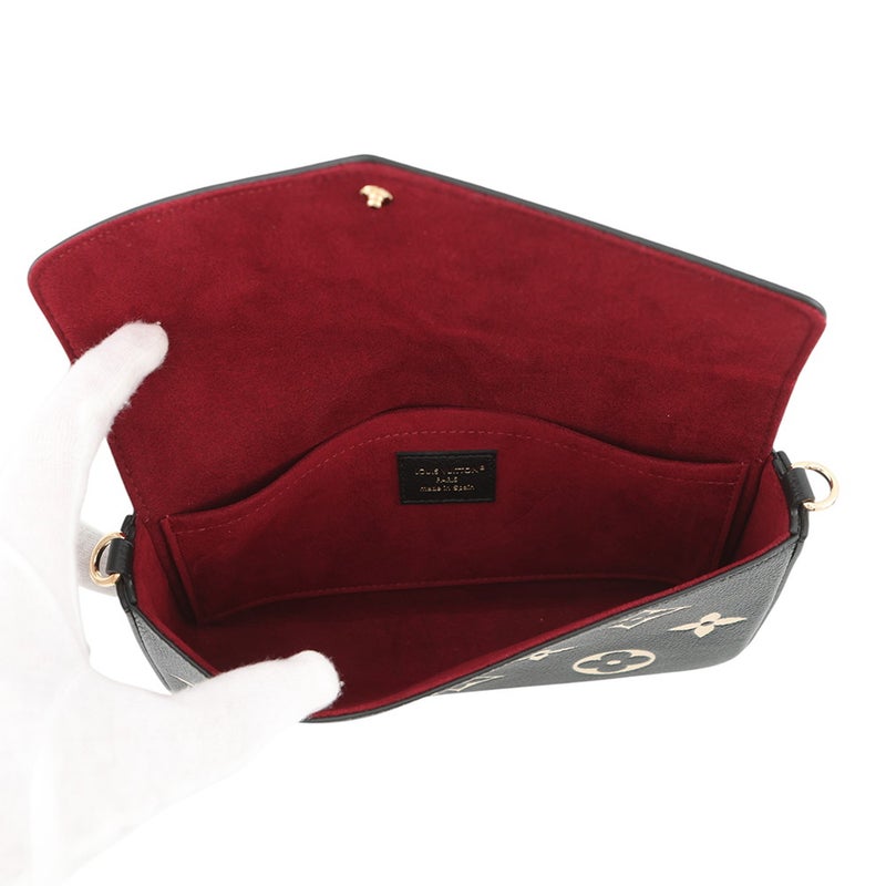 ルイヴィトン チェーンウォレット モノグラム・アンプラント ポシェット・フェリシー M82479 LOUIS VUITTON ヴィトン 財布 黒