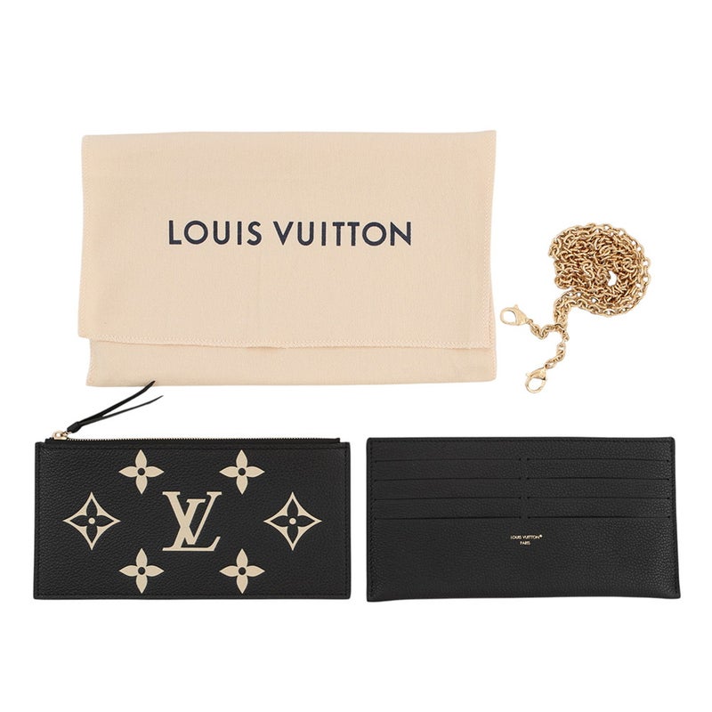 ルイヴィトン チェーンウォレット モノグラム・アンプラント ポシェット・フェリシー M82479 LOUIS VUITTON ヴィトン 財布 黒