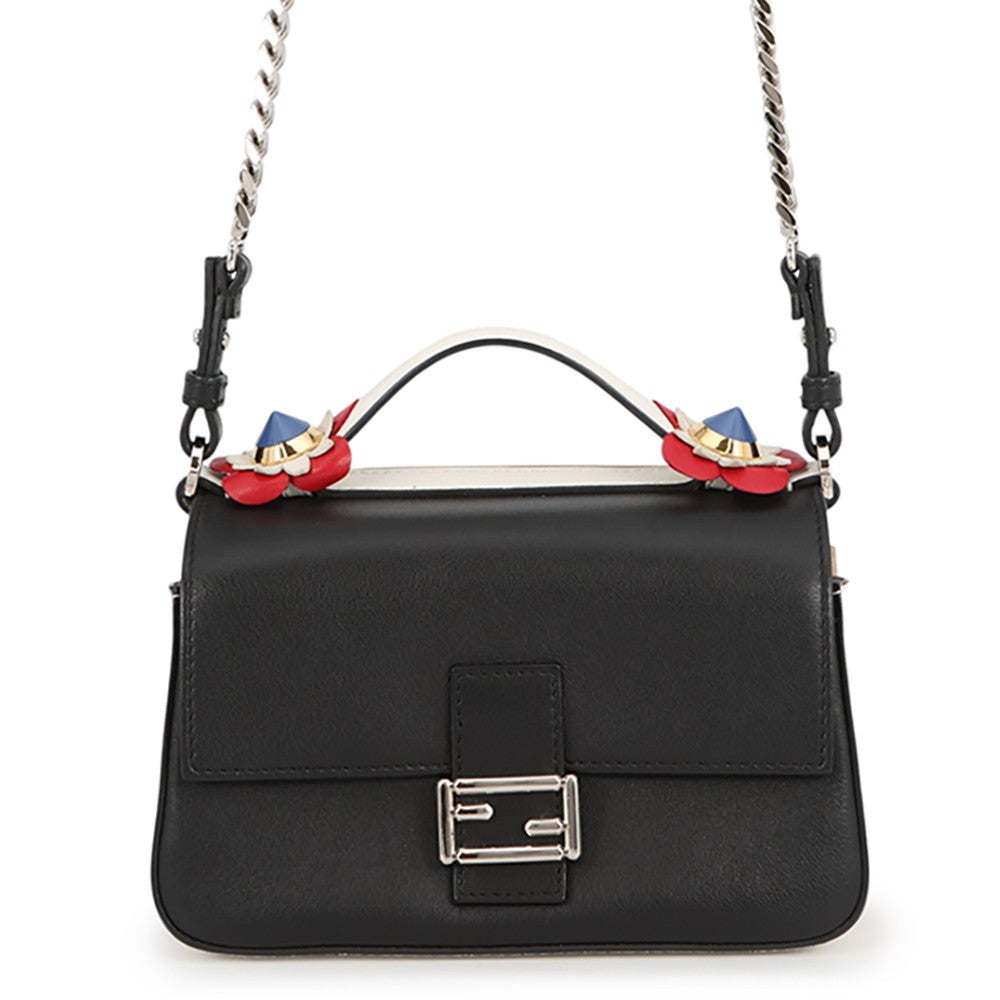 その他 FENDI フェンディ ショルダーバッグ ダブル マイクロ フラワーバゲット