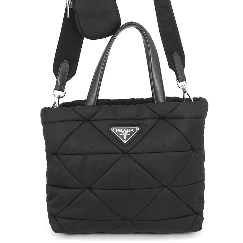 PRADA　トートバッグ　ハンドバッグ プラダ ハンドバッグ スモール パデッドRe-Nylon トートバッグ
