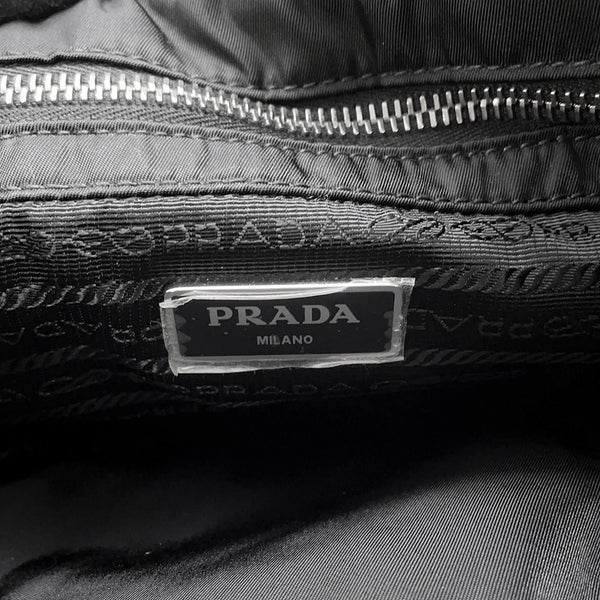 プラダ ハンドバッグ スモール パデッドRe-Nylon トートバッグ ナイロン レザー 1BG373 PRADA 2wayショルダー 黒