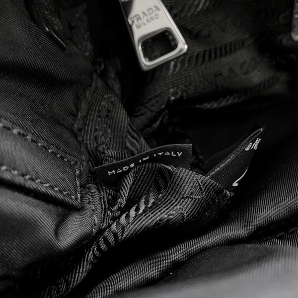 プラダ ハンドバッグ スモール パデッドRe-Nylon トートバッグ ナイロン レザー 1BG373 PRADA 2wayショルダー 黒