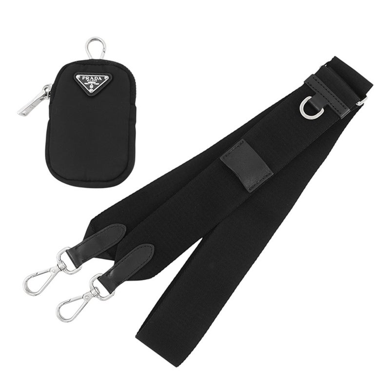 プラダ ハンドバッグ スモール パデッドRe-Nylon トートバッグ ナイロン レザー 1BG373 PRADA 2wayショルダー 黒