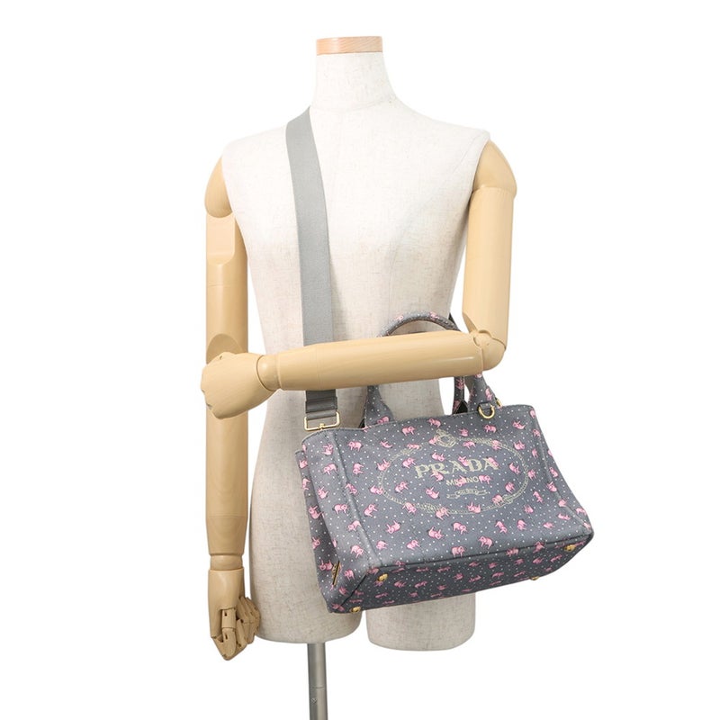 プラダ トートバッグ カナパ CANAPA ゾウ 1BG439 PRADA バッグ ２wayショルダー