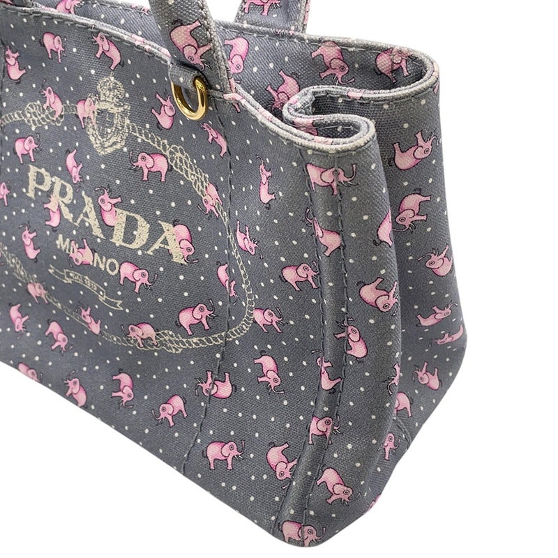 プラダ トートバッグ カナパ CANAPA ゾウ 1BG439 PRADA バッグ ２wayショルダー
