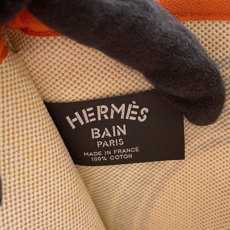 エルメス フラットポーチ マイヨン・マラン コットン HERMES