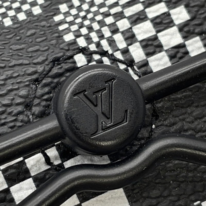 ルイヴィトン ショルダーバッグ ダミエ・ディストーテッド スティーマー XS N60453 LOUIS VUITTON 2way 黒 ブラック