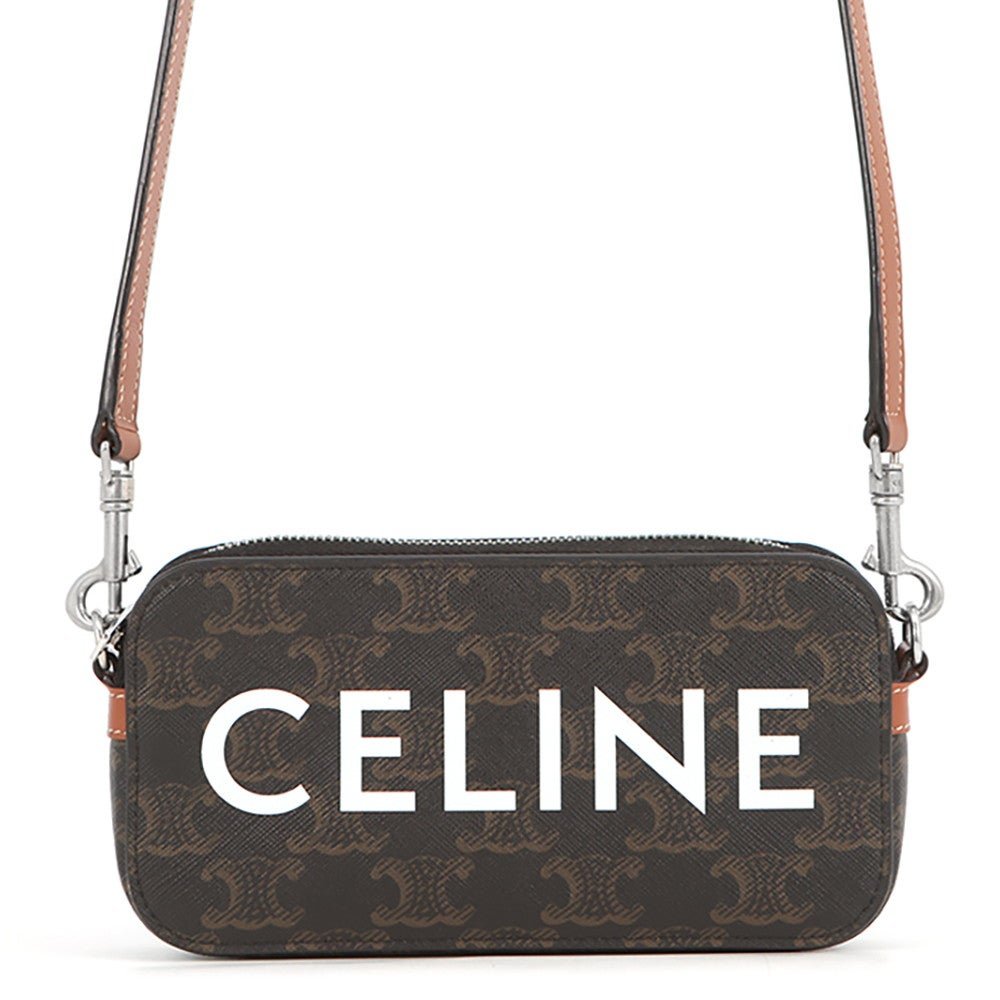 セリーヌ ショルダーバッグ ホリゾンタル PVC レザー 10L272DM5 CELINE