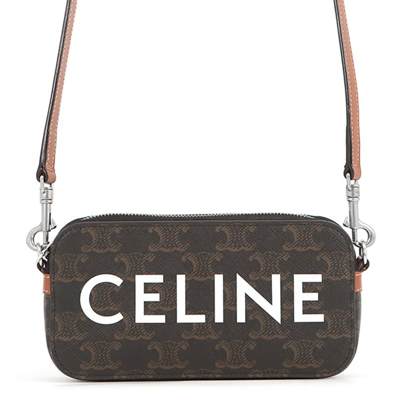 セリーヌ ショルダーバッグ ホリゾンタル PVC レザー 10L272DM5 CELINE バッグ ポーチ