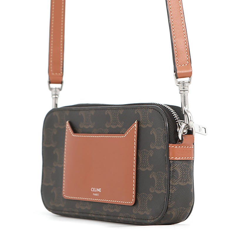 セリーヌ ショルダーバッグ ホリゾンタル PVC レザー 10L272DM5 CELINE バッグ ポーチ