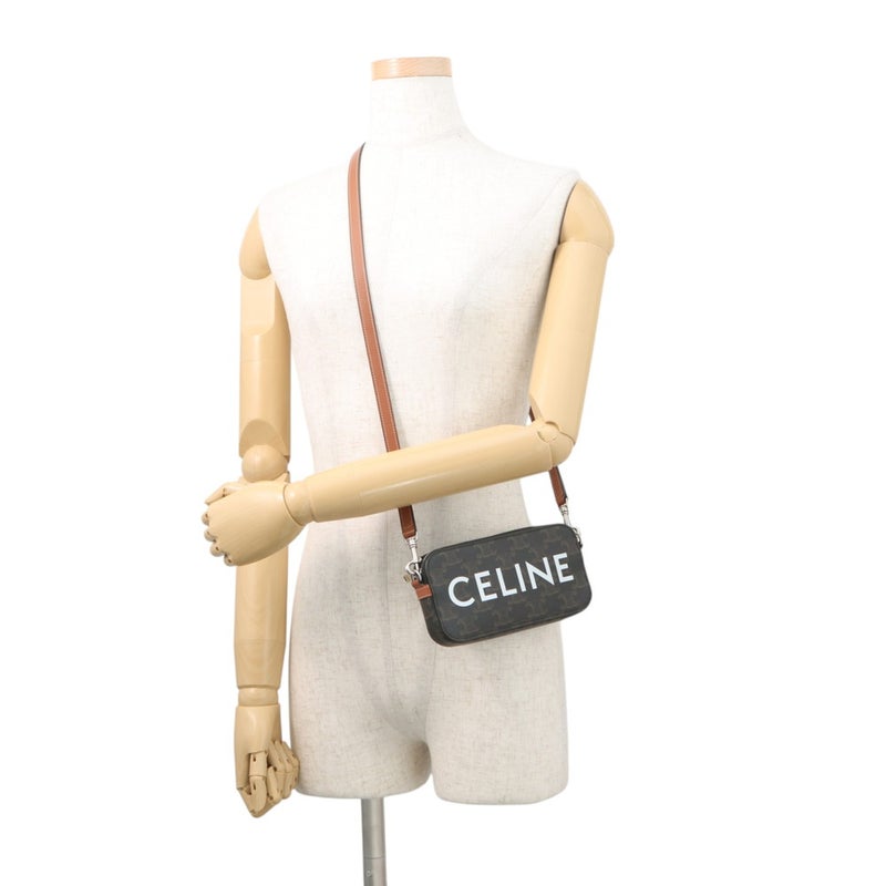 セリーヌ ショルダーバッグ ホリゾンタル PVC レザー 10L272DM5 CELINE バッグ ポーチ