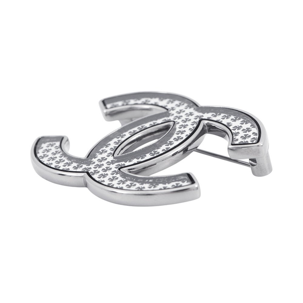 シャネル ブローチ ココマーク クローバー柄 A24S CHANEL アクセサリー