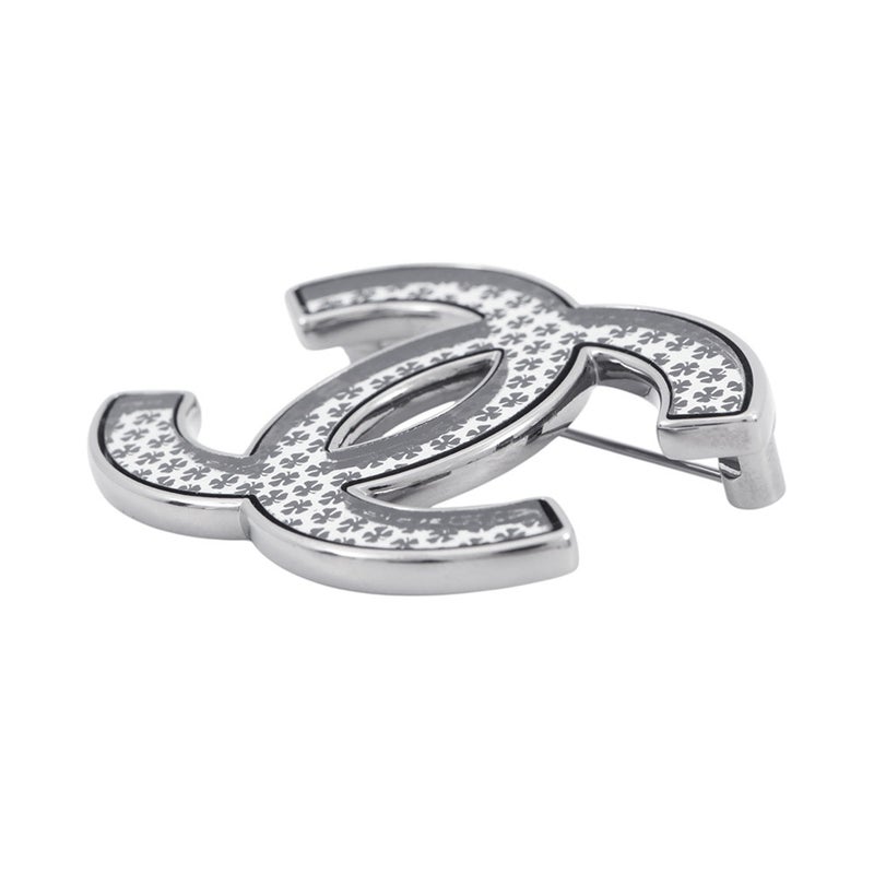 シャネル ブローチ ココマーク クローバー柄 A24S CHANEL アクセサリー