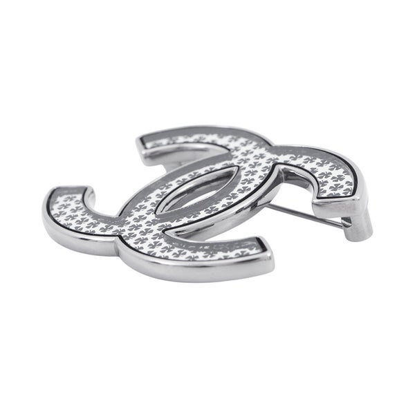 シャネル ブローチ ココマーク クローバー柄 A24S CHANEL アクセサリー