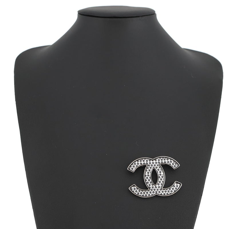 シャネル ブローチ ココマーク クローバー柄 A24S CHANEL アクセサリー