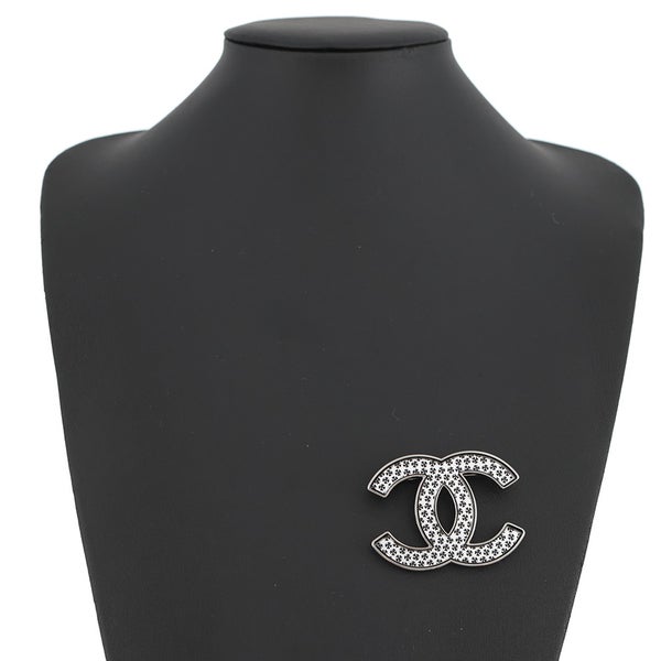 シャネル ブローチ ココマーク クローバー柄 A24S CHANEL アクセサリー