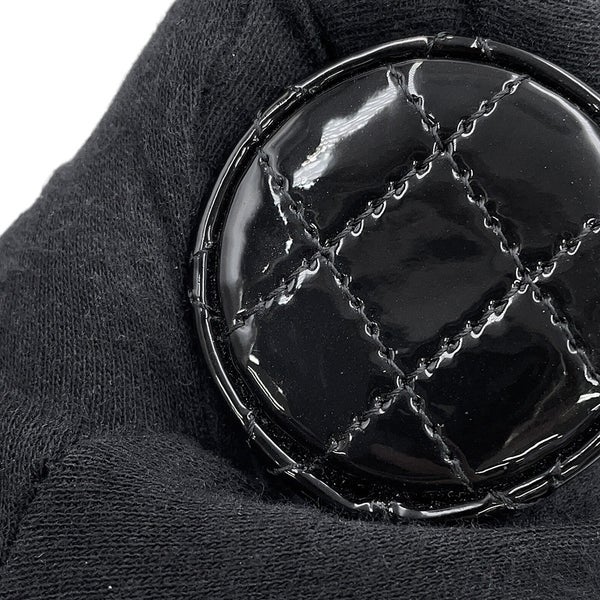 シャネル リップケース マトラッセ チェーンストラップ付 パテントレザー AP1572 CHANEL 黒