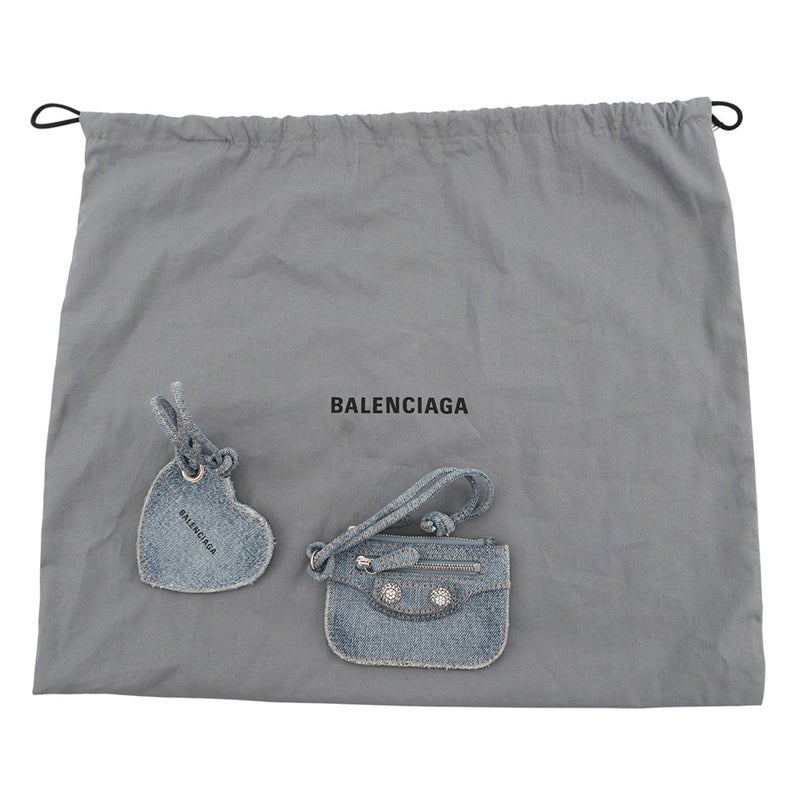 バレンシアガ ハンドバッグ ネオ・カゴールXS デニム ラインストーン 700940 BALENCIAGA 2way