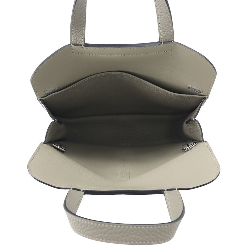 エルメス ハンドバッグ アルザン25 セージ/シルバー金具 トリヨンクレマンス Z刻印 HERMES 2way