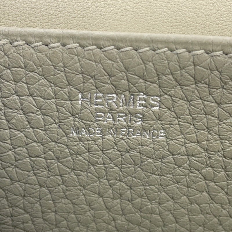 エルメス ハンドバッグ アルザン25 セージ/シルバー金具 トリヨンクレマンス Z刻印 HERMES 2way