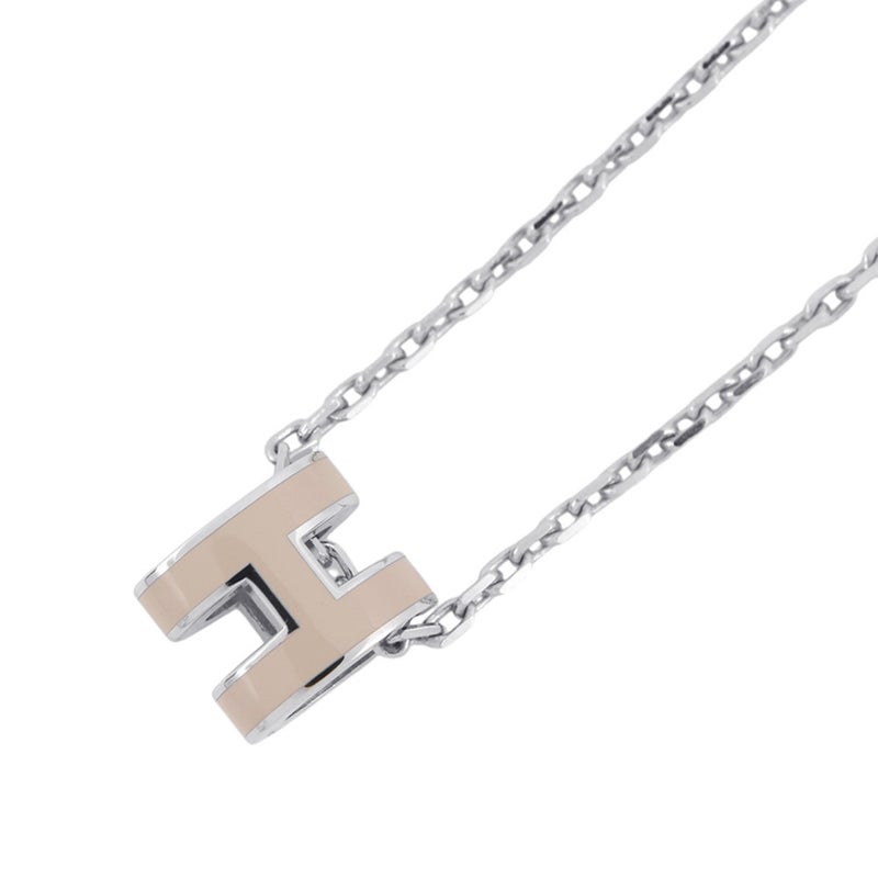 エルメス ネックレス ミニ・ポップアッシュ マロングラッセ/シルバー金具 HERMES アクセサリー
