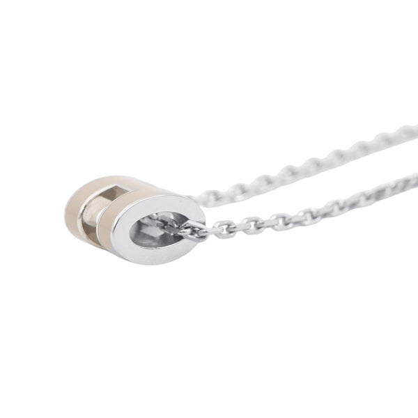 エルメス ネックレス ミニ・ポップアッシュ マロングラセ/シルバー金具 HERMES アクセサリー