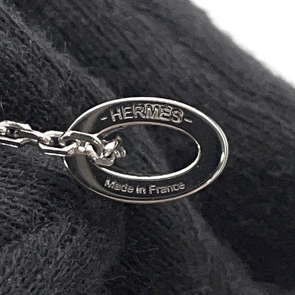 エルメス ネックレス ミニ・ポップアッシュ マロングラセ/シルバー金具 HERMES アクセサリー