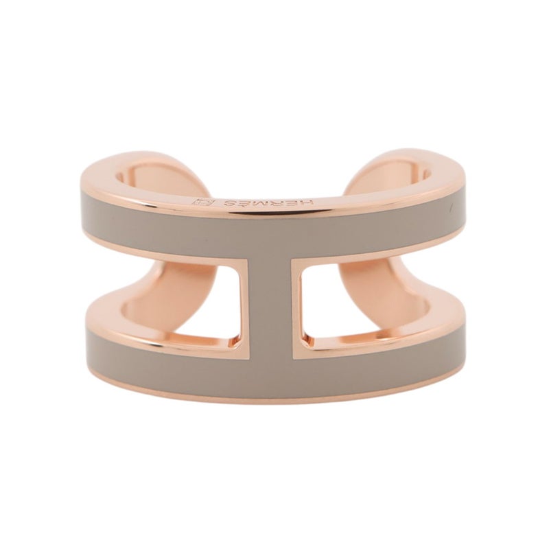 エルメス イヤーカフ ポップH ポップアッシュ エトゥープ/ピンクゴールド金具 HERMES アクセサリー