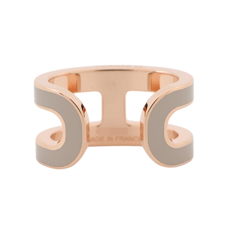 エルメス イヤーカフ ポップH ポップアッシュ エトゥープ/ピンクゴールド金具 HERMES アクセサリー