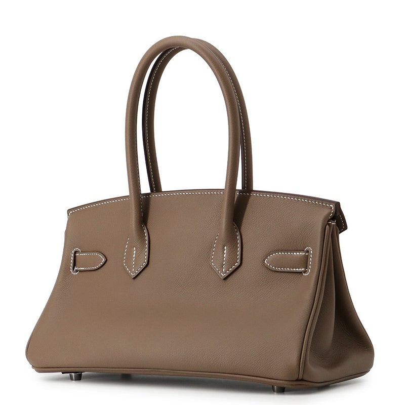 エルメス ショルダーバーキン29 エトゥープ/シルバー金具 エバーカラー K刻印 HERMES Birkin