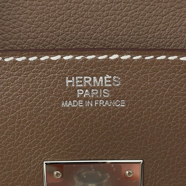 エルメス ショルダーバーキン29 エトゥープ/シルバー金具 エバーカラー K刻印 HERMES Birkin