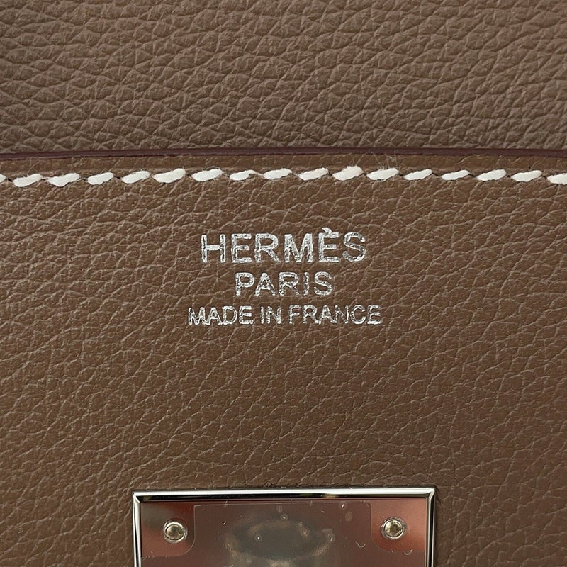 エルメス ショルダーバーキン29 エトゥープ/シルバー金具 エバーカラー K刻印 HERMES Birkin
