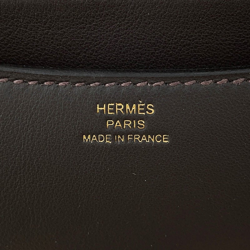 エルメス ショルダーバッグ ミニ コンスタンス3 べブラン/ゴールド金具 スイフト K刻印 HERMES Constance