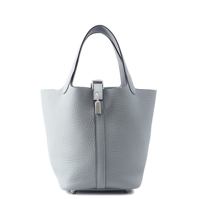 エルメス ハンドバッグ ピコタンロックPM グリパンタン/シルバー金具 トリヨンクレマンス G刻印 HERMES トートバッグ