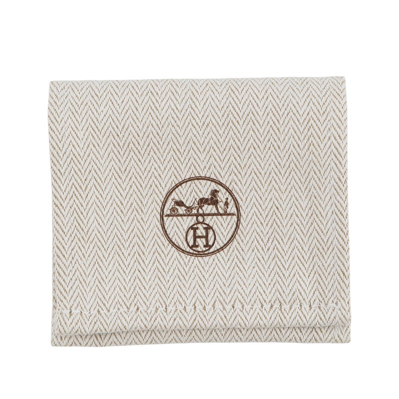 エルメス ブレスレット クロワジエール  ブラック/ゴールド金具 スイフト W刻印 サイズT3 HERMES アクセサリー 黒