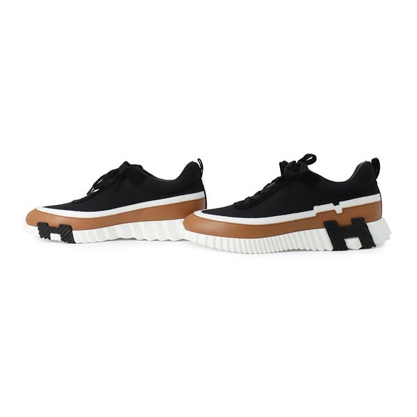 エルメス スニーカー バウンシング スエード レザー メンズサイズ43 HERMES 靴 黒