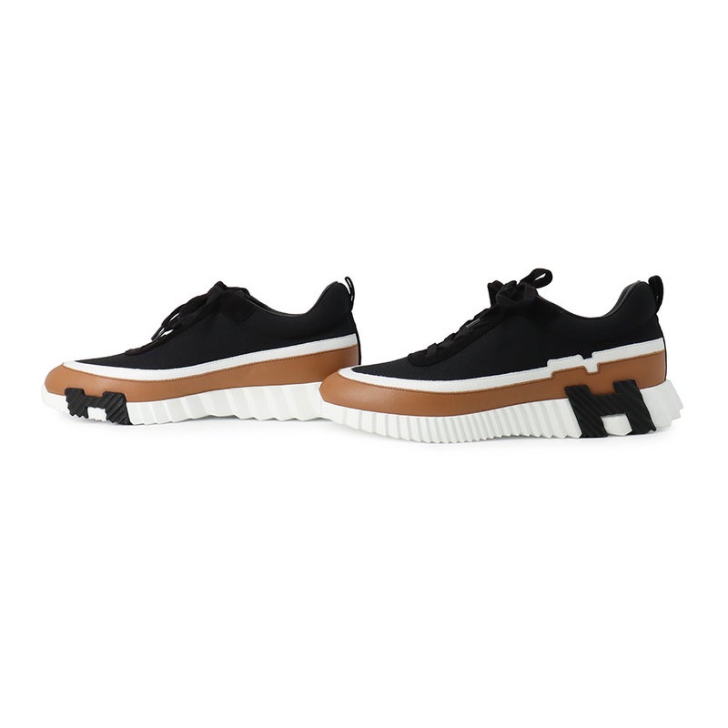 エルメス スニーカー バウンシング スエード レザー メンズサイズ43 HERMES 靴 黒