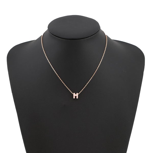 エルメス ネックレス ポップアッシュ ピンク/ピンクゴールド金具 HERMES アクセサリー