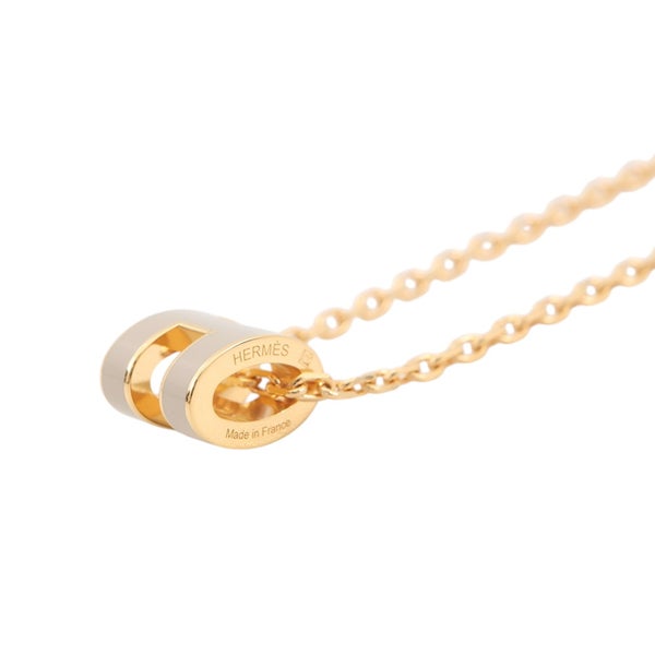 エルメス ネックレス ミニ・ポップアッシュ マロングラッセ/ゴールド金具 HERMES アクセサリー