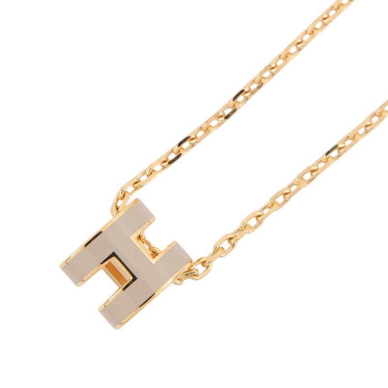エルメス ネックレス ミニ・ポップアッシュ マロングラッセ/ゴールド金具 HERMES アクセサリー