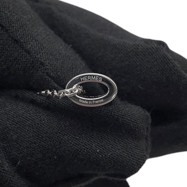 エルメス ネックレス ミニ・ポップアッシュ ホワイト/シルバー金具 HERMES アクセサリー 白
