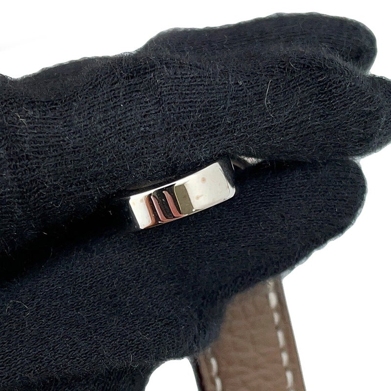 エルメス ハンドバッグ ケリー28 内縫い エトゥープ/シルバー金具 トゴ B刻印 HERMES Kelly 2wayバッグ